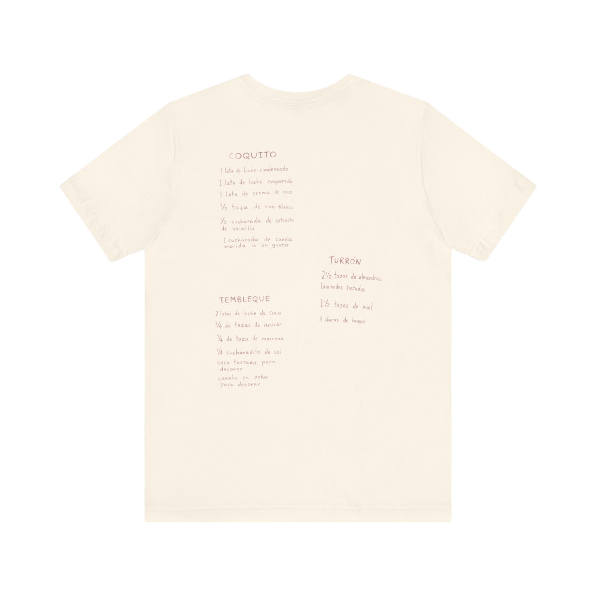 Coquito, Turron, Tembleque Tee